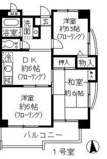 ベルドミール葵21【401号室】の間取り