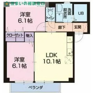 愛知県岡崎市赤渋町字西河原【アパート】の間取り