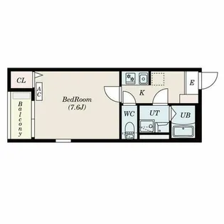 Katze中村日赤【2階】の間取り