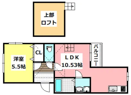 1LDKの間取り画像