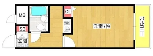 シティアリーナ阿波座西【5階】の間取り