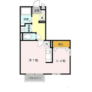 テイク・フィールド【1階】の間取り