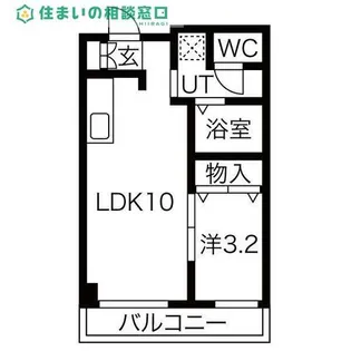 東岡崎Residence【1階】の間取り