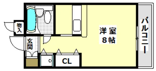 エル・ボスクⅡ【309号室】の間取り