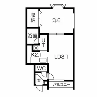 マリーマンション【2階】の間取り