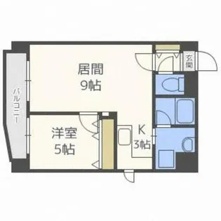 レーヴフロレゾン【2階】の間取り