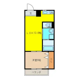 ソレーユ6【2階】の間取り