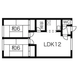 北海道札幌市手稲区前田四条10丁目【アパート】の間取り