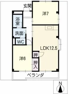 近藤ハイツ【3階】の間取り