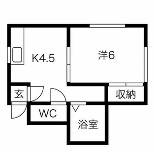 MIKIハウス【202号室】の間取り