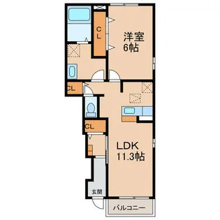アルカンシェルYT【1階】の間取り