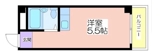 カルム加賀屋【3階】の間取り