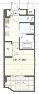 Luxe姫路(ラグゼ姫路)【3階】の間取り