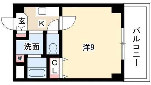 ライフステージ花の木【3階】の間取り