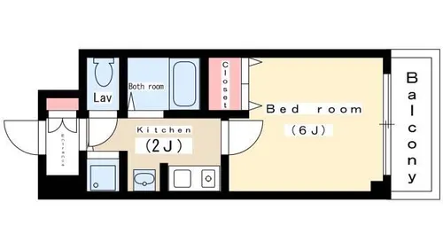 プレサンス名古屋STATIONザ・シティ【5階】の間取り