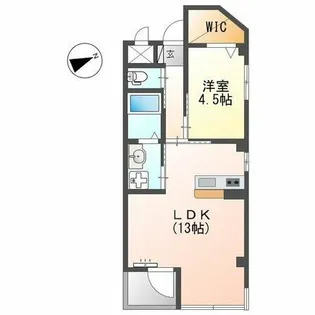 クレシア吹上【401号室】の間取り