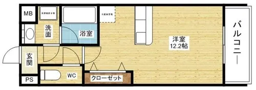 サンロード新和Ⅱ【3階】の間取り