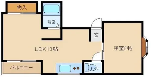 メゾン真法院【3階】の間取り