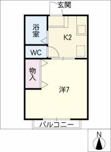 ベルアージュ【2階】の間取り