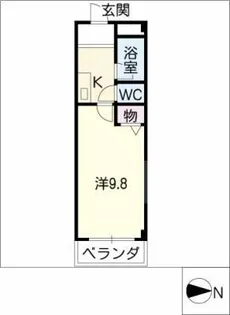 プラザ梅森台【3階】の間取り