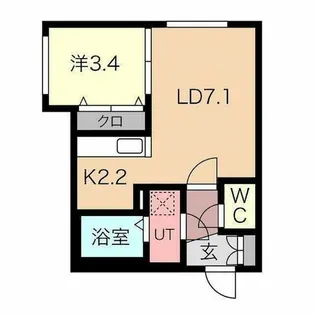 リオマーニ カルム【4階】の間取り