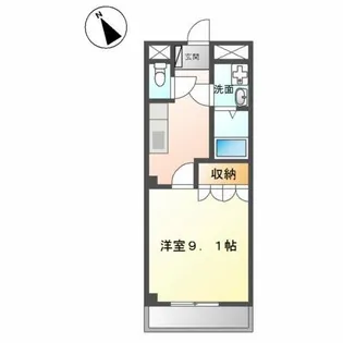 サンフォレスト KN【2階】の間取り