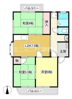 メゾン永島【3-W号室】の間取り