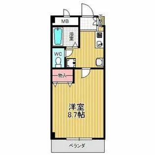 LAGUNA神の倉【2階】の間取り