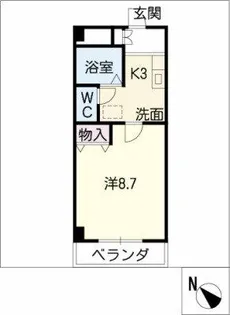 LAGUNA神の倉【2階】の間取り