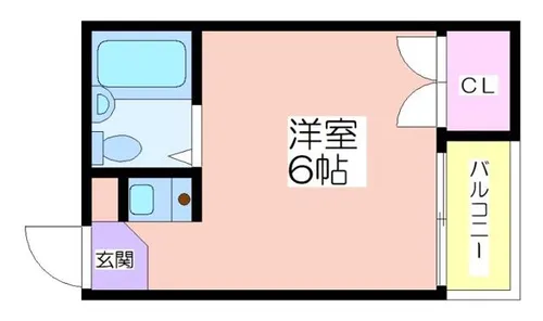 グランソシエ住之江【306号室】の間取り