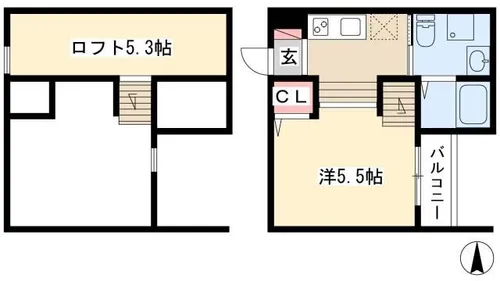 lumiere Ⅱ【2階】の間取り