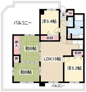 エスポワール八事【3階】の間取り