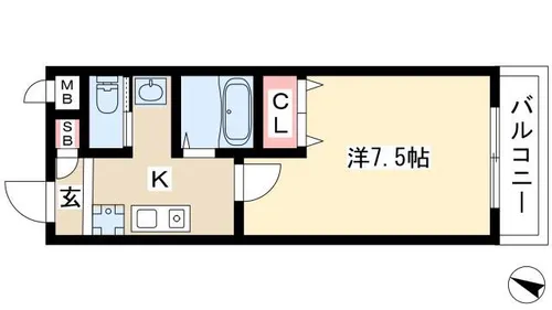 A.City守山元郷【2階】の間取り