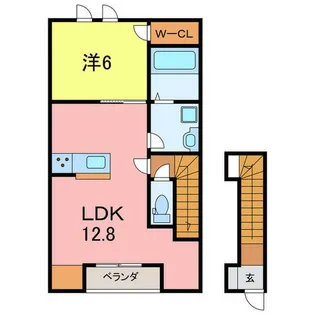 プランドールⅡ【2階】の間取り
