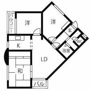 アルカディアⅠ【407号室】の間取り