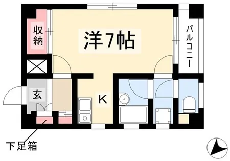 セリーヌ覚王山【4B号室】の間取り