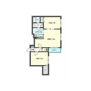 アビタ39【402号室】の間取り