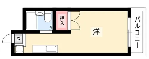 コーポヤマダ【302号室】の間取り