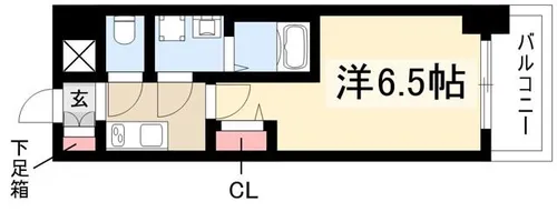 S-RESIDENCE今池駅前【12階】の間取り