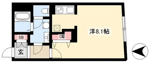 MTM東別院【305号室】の間取り