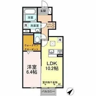 ローゼンハイム【1階】の間取り