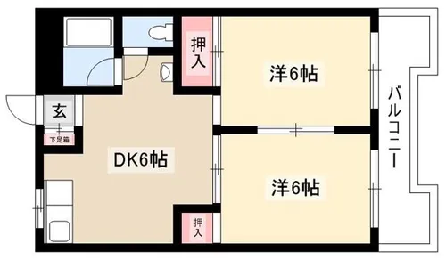 千原ビル【306号室】の間取り