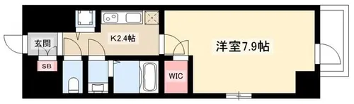 エスリード名城公園プライム【1201号室】の間取り