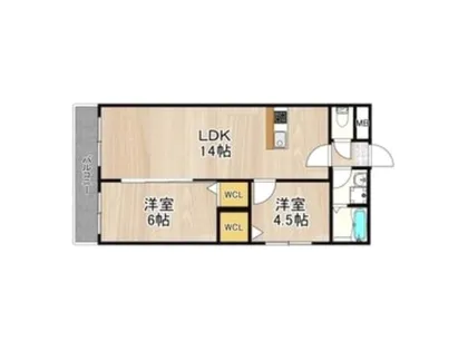 Cherry(チェリー)【5階】の間取り