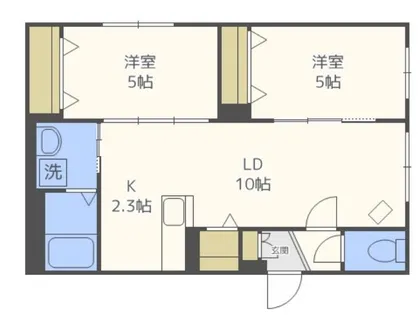 ウィリデ【2階】の間取り