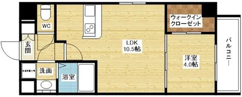 ファーシル東三国【5階】の間取り