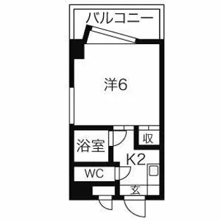 ブルネンハイム【5階】の間取り