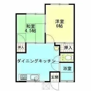 プランドゥ三橋Ⅰ【202号室】の間取り