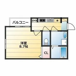 Fmaison遠里小野II番館【301M号室】の間取り