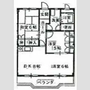 アーバンハイツ【3階】の間取り